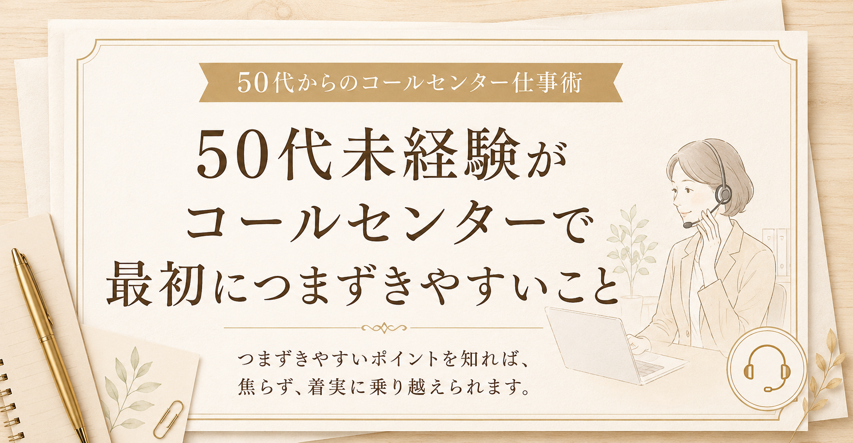 50代未経験が最初につまずきやすいこと